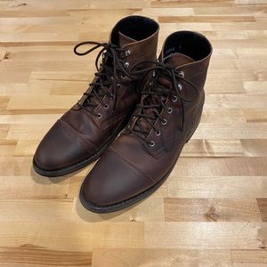 Thursday Captain boots, Adobe color size 10